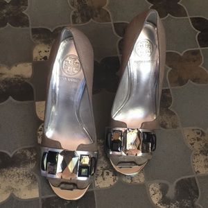 Tory Burch Peep Toe Heels
